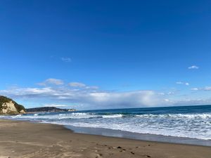 部原海岸で海を眺めました🌊

うーみーはーひろいーなーおおきーなー😆