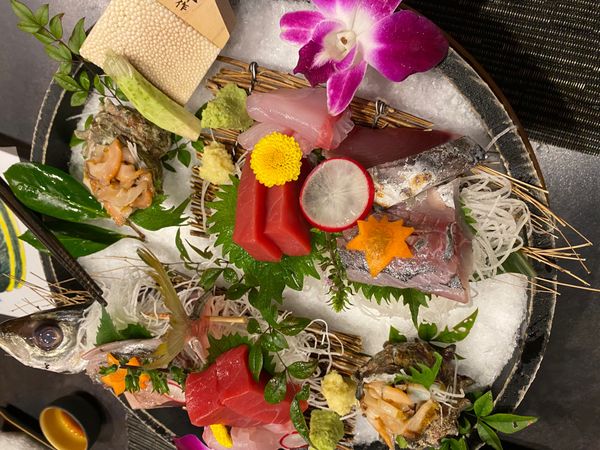 日本・千葉県「房総2泊３日旅」の写真：ささ游さんの夕ご飯❤️

お刺身
金目鯛...