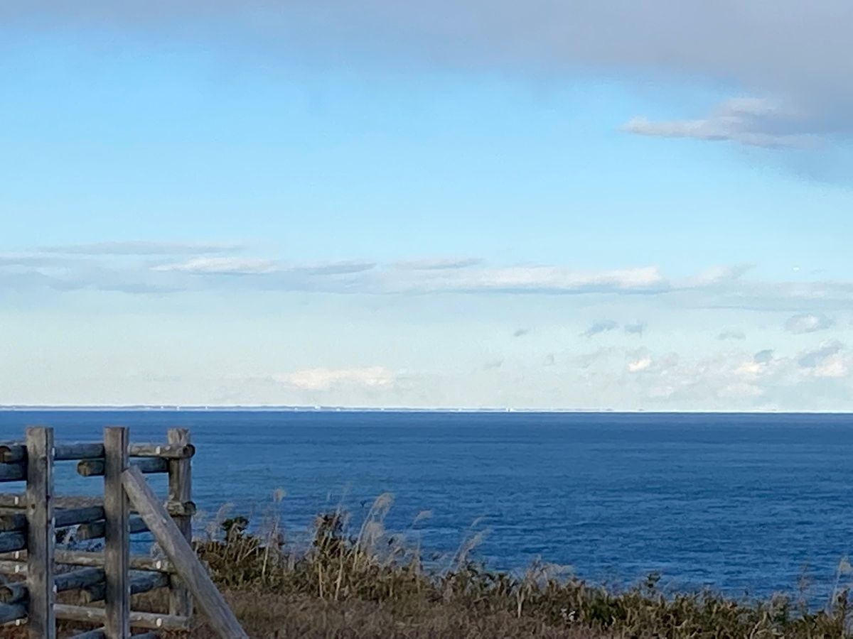 太東岬にて
大海原を高台から堪能🌊

灯台が風に負けず立っていていじらしい...