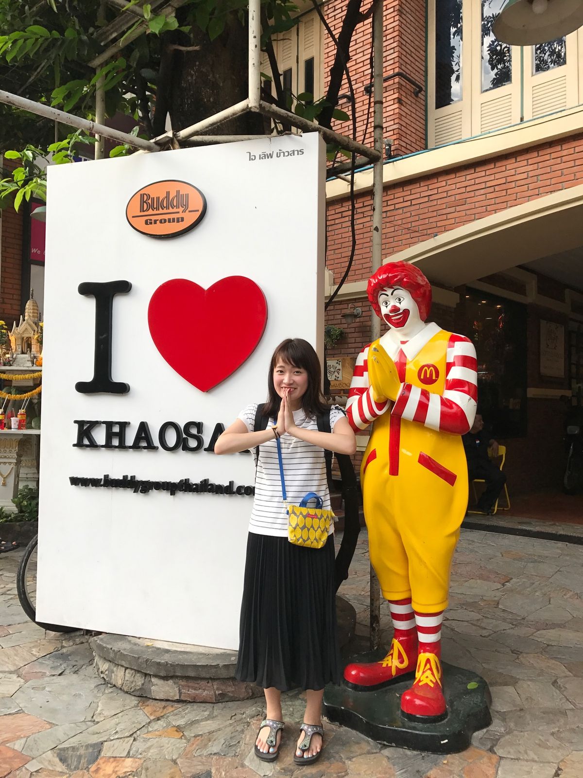 極寒北京空港での記念写真と、バンコクに着いてからの天国っぷり🌺