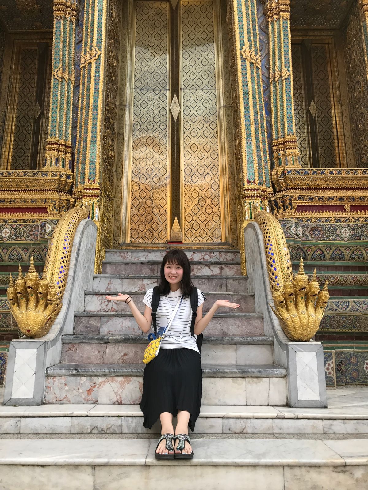 極寒北京空港での記念写真と、バンコクに着いてからの天国っぷり🌺