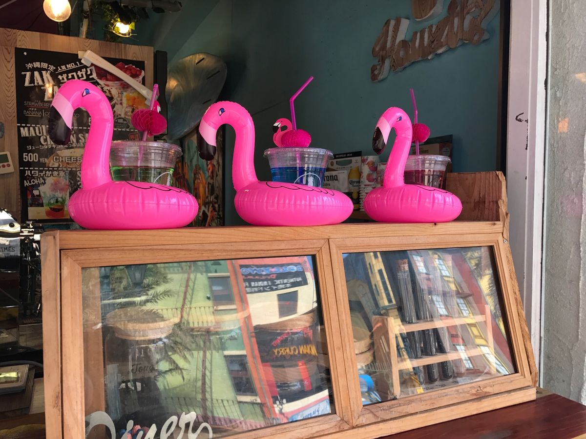 沖縄そばに、アメリカンヴィレッジ🇺🇸