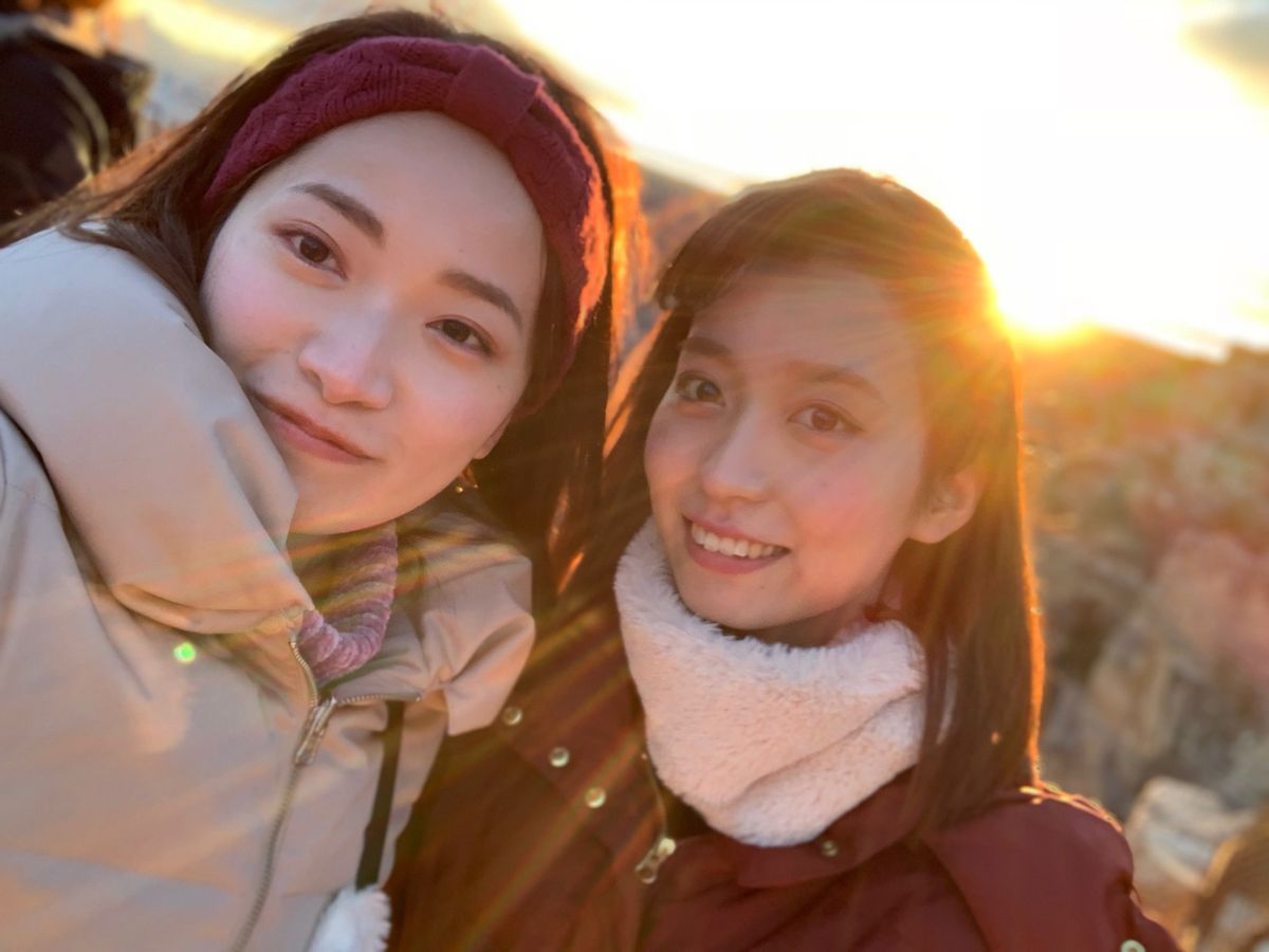 クリスマスの朝日をグランドキャニオンで🙈💗感動