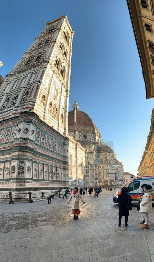 イタリア・ローマ「初めてのヨーロッパ🇮🇹イタリア🍕」の写真：街全体が世界遺産フィレンツェ💐💐