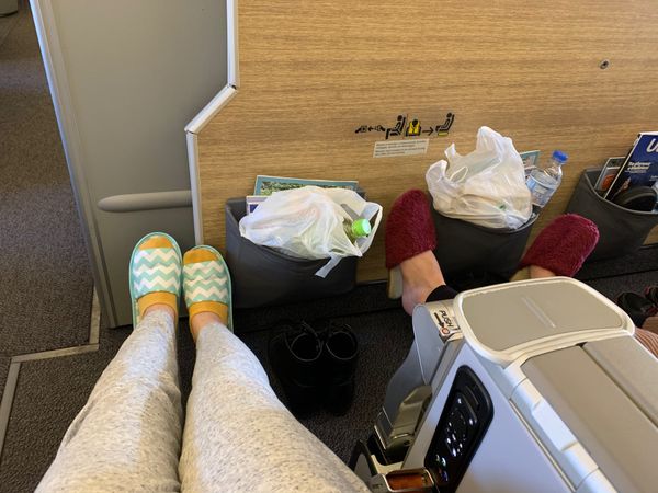 イタリア・ローマ「初めてのヨーロッパ🇮🇹イタリア🍕」の写真：快適飛行機でした✈️