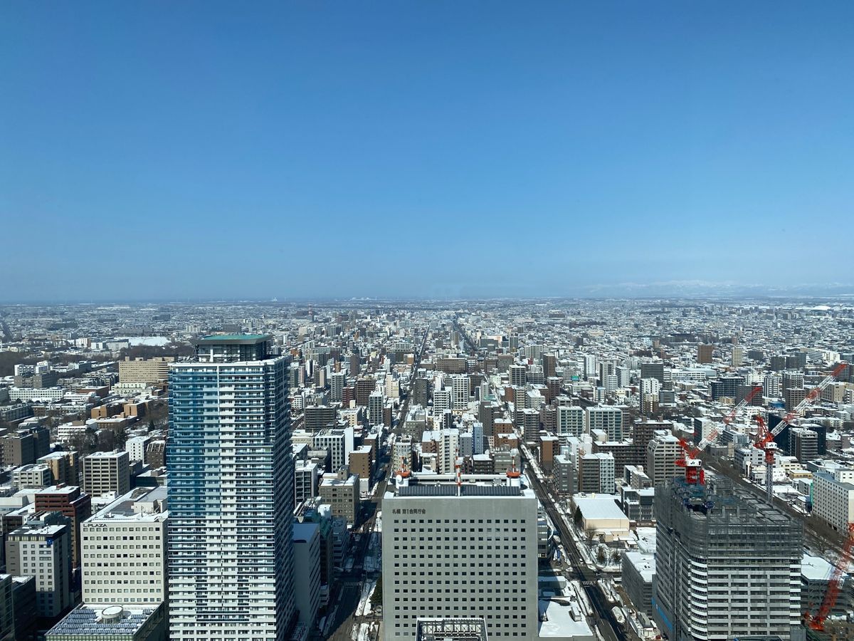 3日目。
JRタワーの展望室、T38から札幌の街を眺めました。
天気に恵ま...