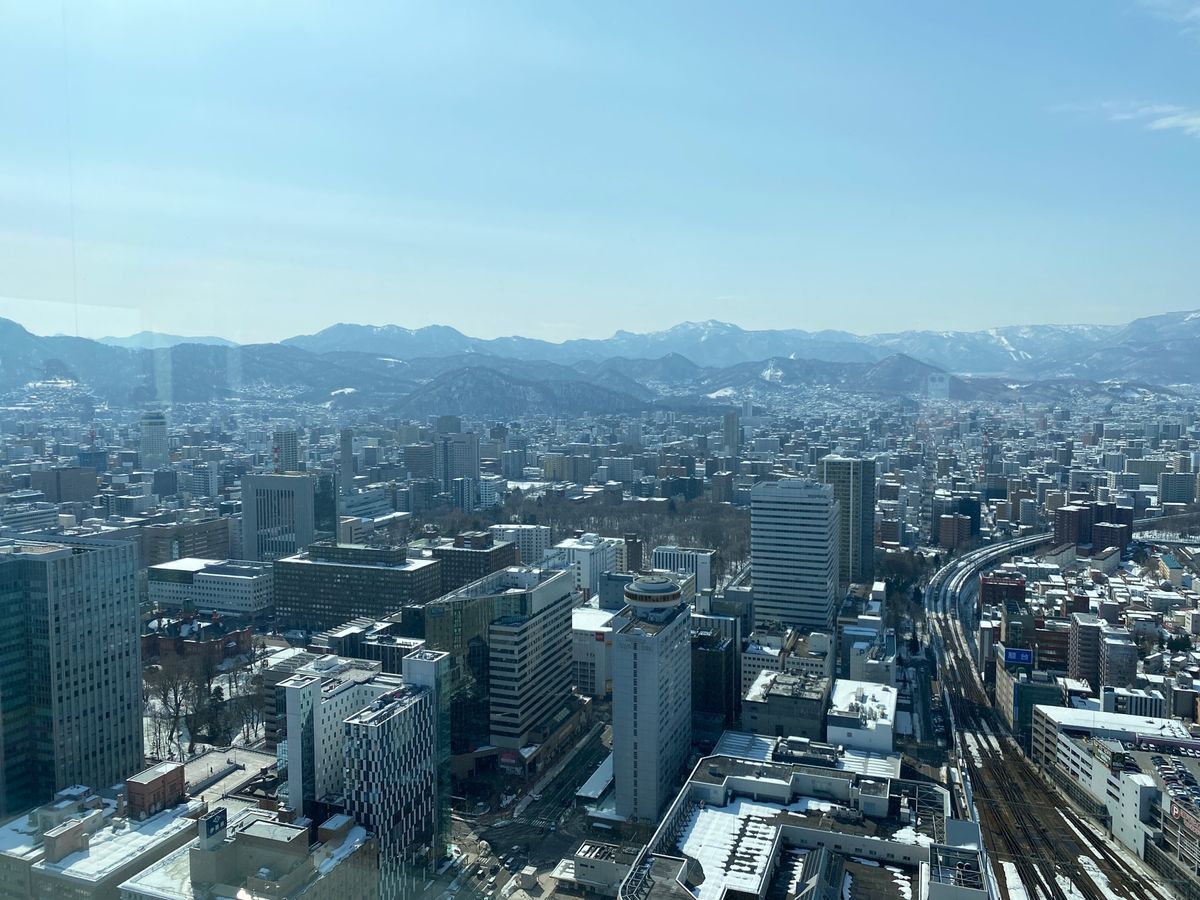 3日目。
JRタワーの展望室、T38から札幌の街を眺めました。
天気に恵ま...
