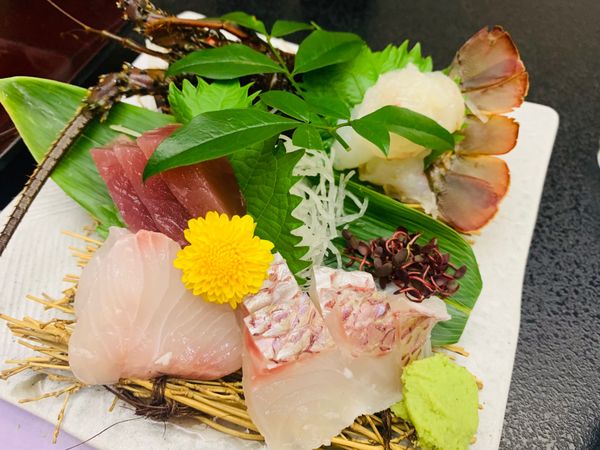 日本・伊豆「夢のイルカと泳ぐ🐬旅」の写真：食べ物編🍴