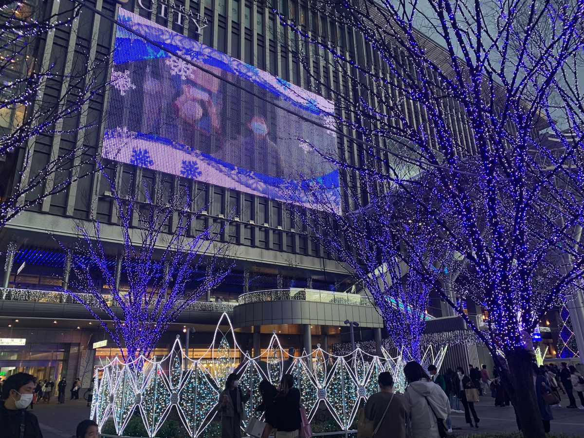 博多駅前イルミネーション✨🎄