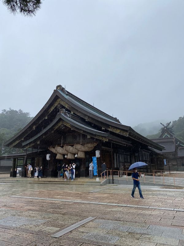 日本・島根県「出雲大社　米子　松江」の写真：出雲大社。