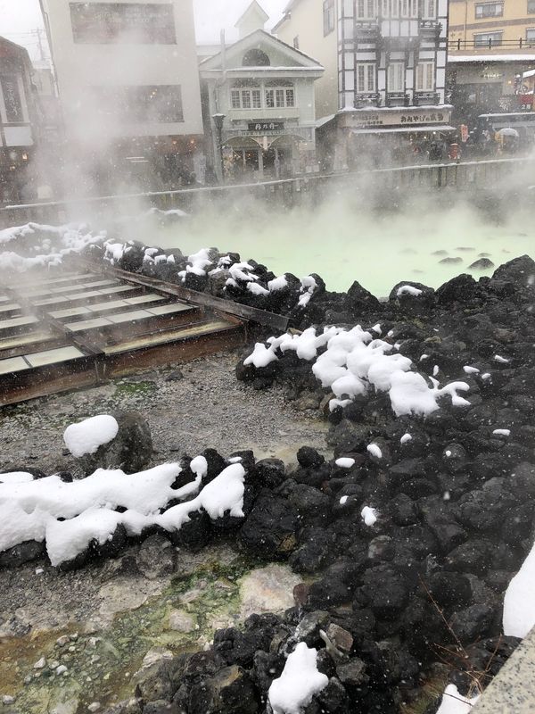日本・草津「草津旅行」の写真：湯畑最高！