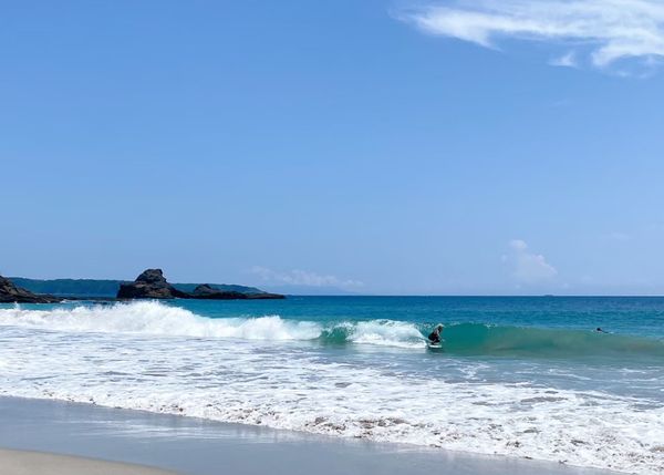 日本・静岡県「伊豆の旅」の写真：田牛海水浴場

Cafe Mellowの...