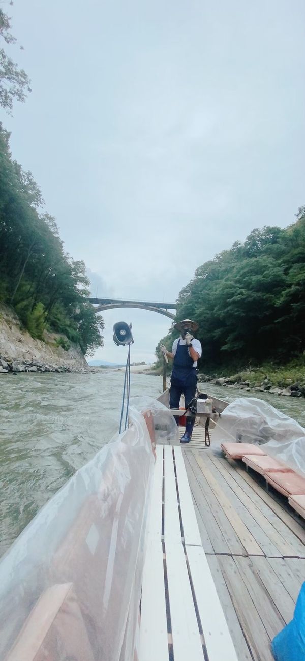 日本・長野県「飯田の旅②」の写真：天竜川ライン下り

のんび荘のお蕎麦