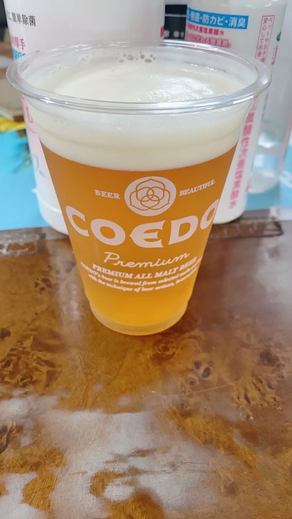 日本・氷川神社「川越Daytrip」の写真：こえどビール
サバ節かおかかの焼きおにぎ...