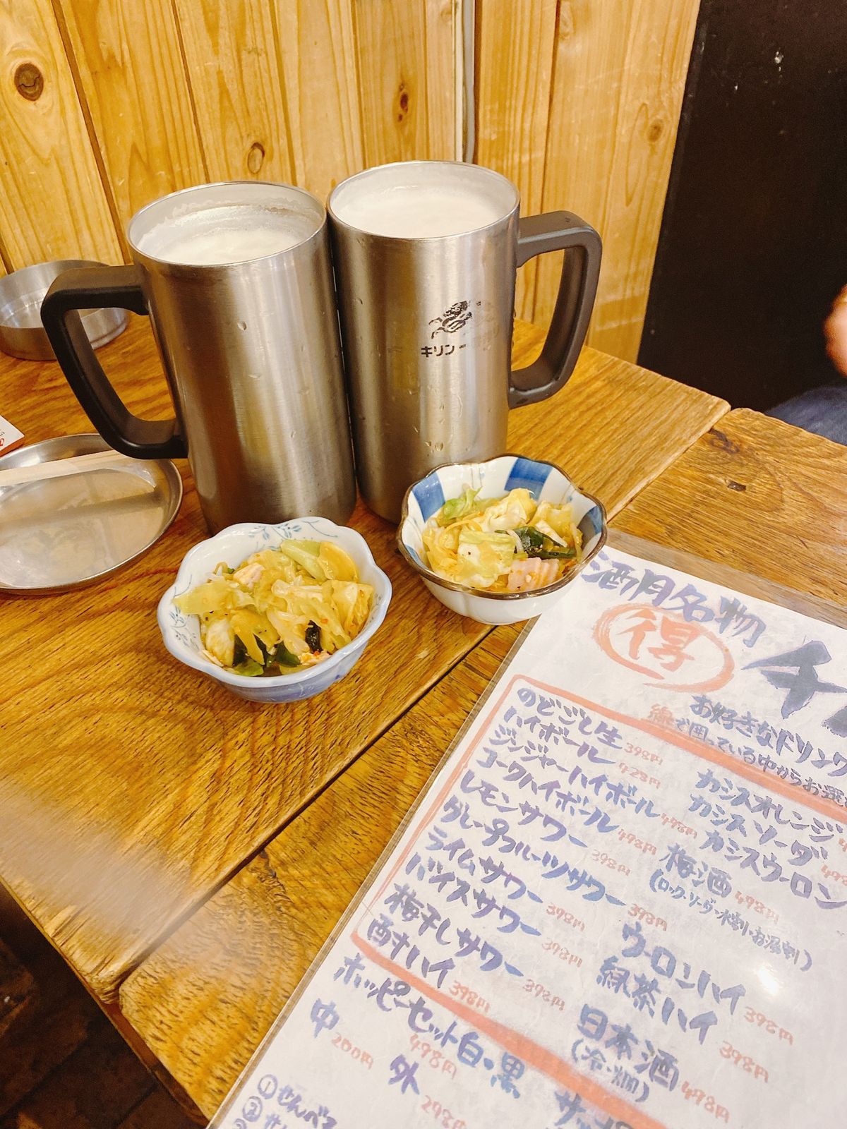 酒月さんでせんべろ
3杯1000円！！
〆はワインで❤️