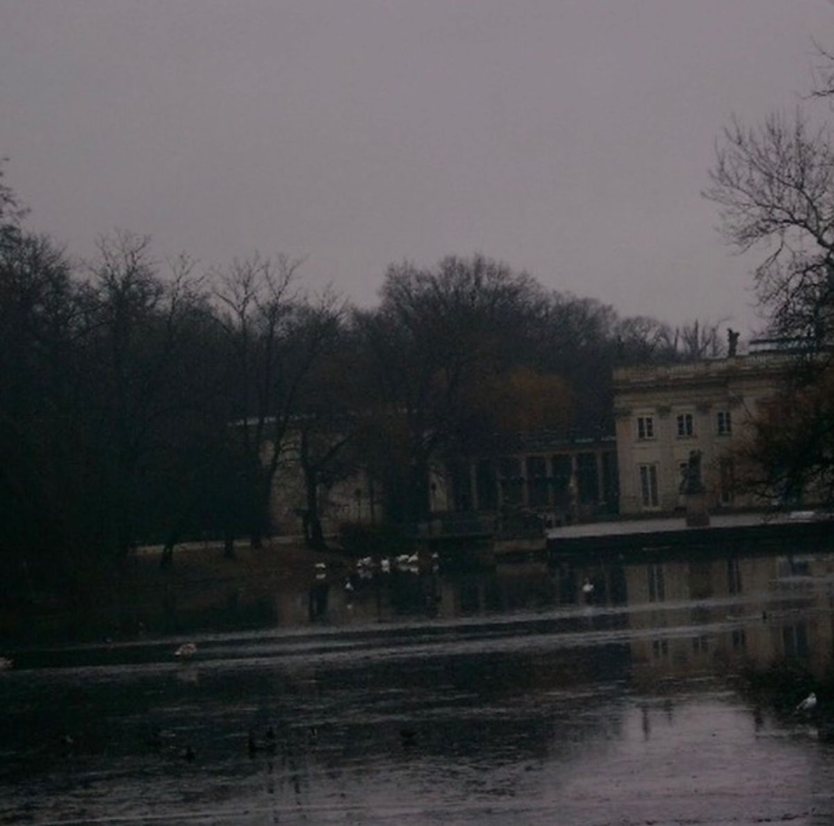 2008年1月20日頃。ワルシャワ。郊外のホステル周辺。