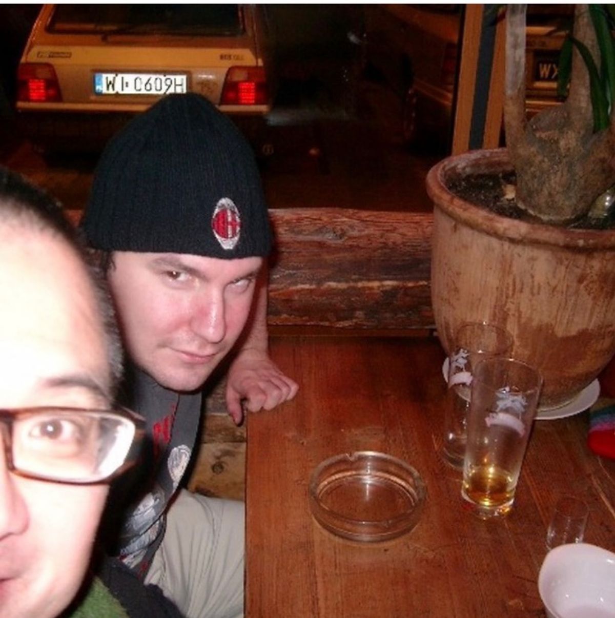 2008年1月17日。ワルシャワ。前日もいっしょだった同じドームの温和なカ...