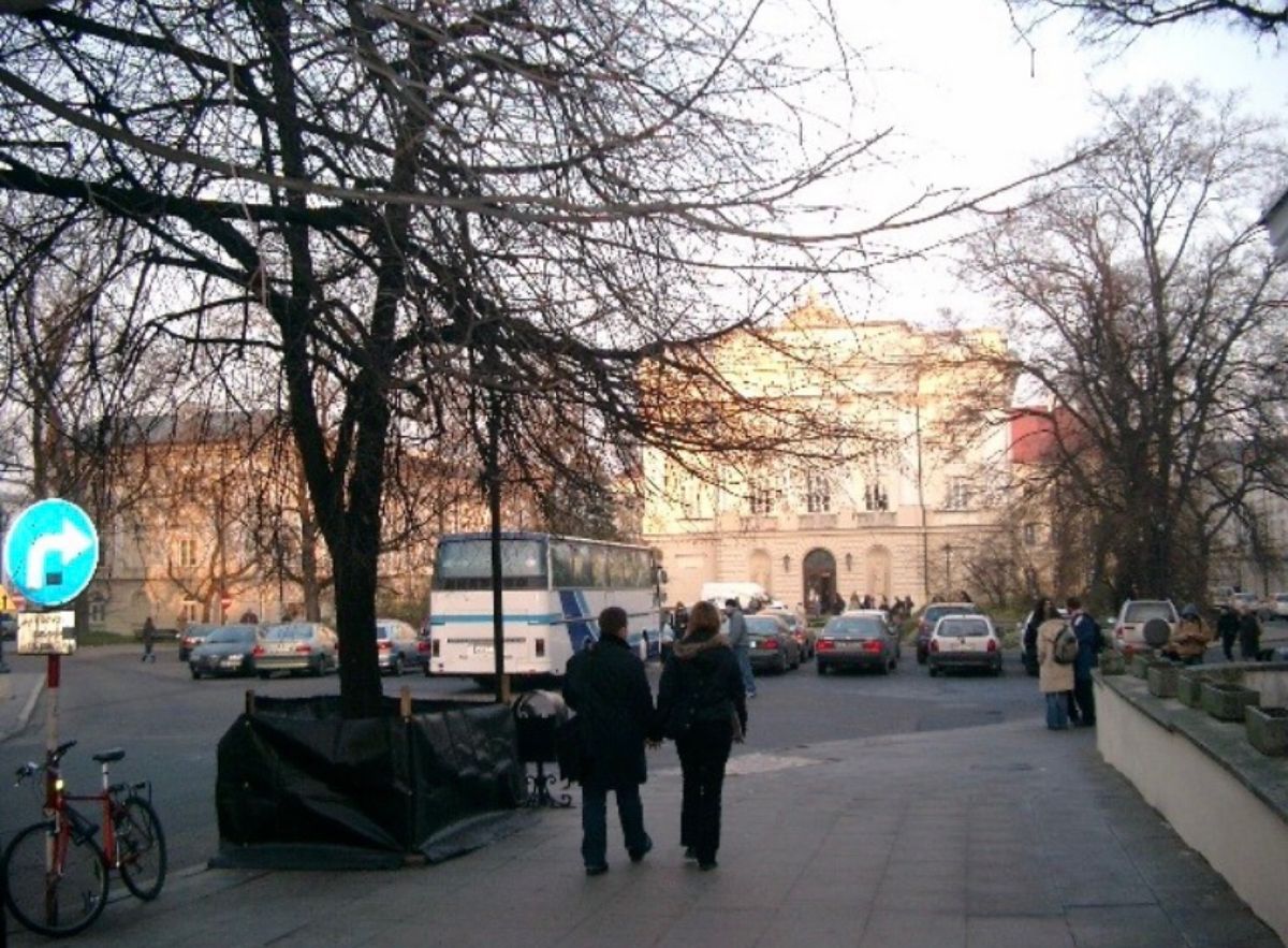 2007年11月20日頃。ワルシャワ。