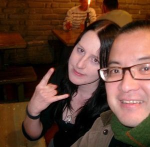 2008年1月17日。ワルシャワ。前日もいっしょだった同じドームの温和なカ...