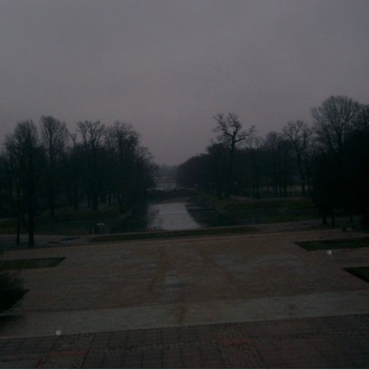 2008年1月20日頃。ワルシャワ。郊外のホステル周辺。