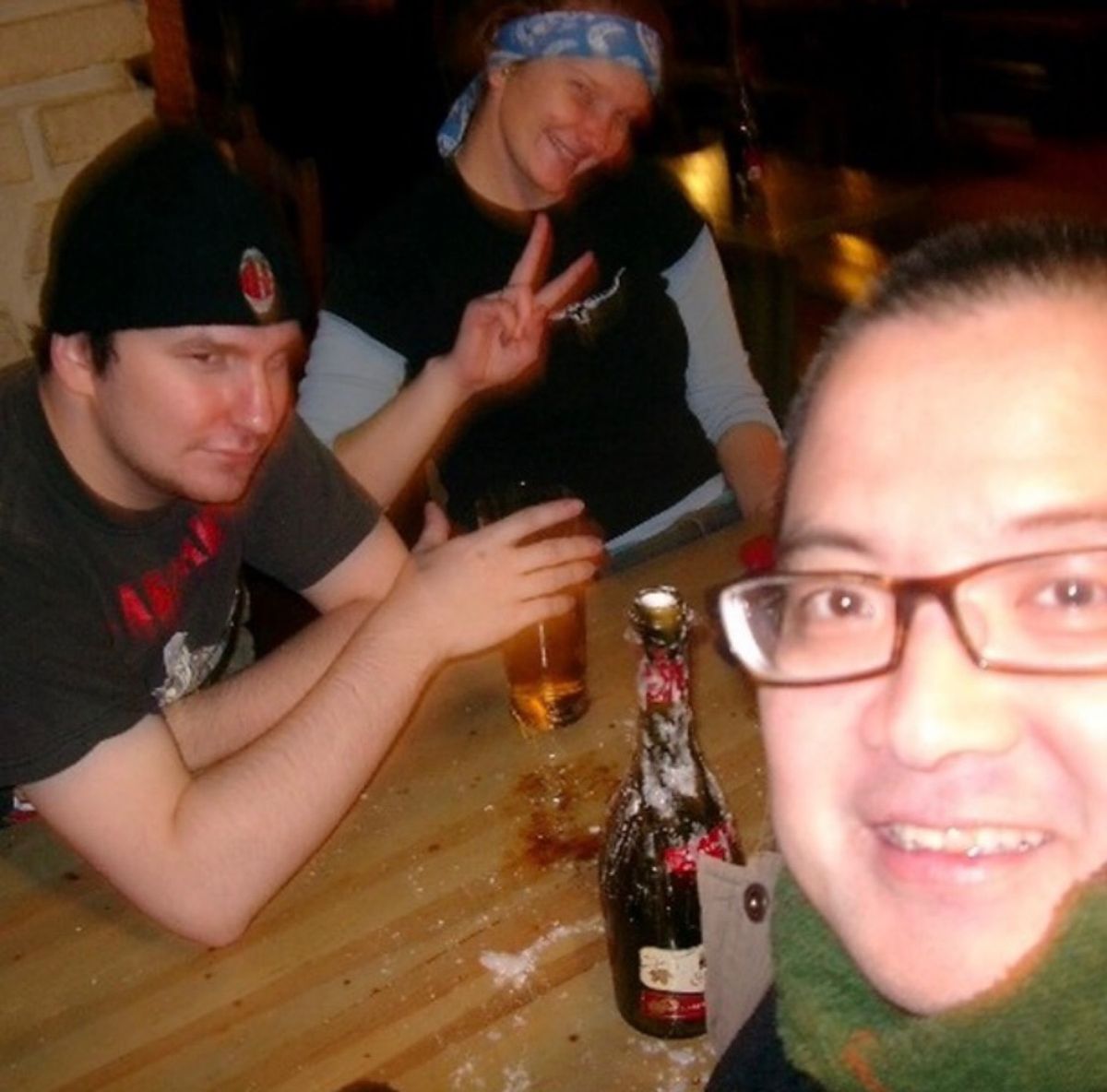 2008年1月17日。ワルシャワ。前日もいっしょだった同じドームの温和なカ...