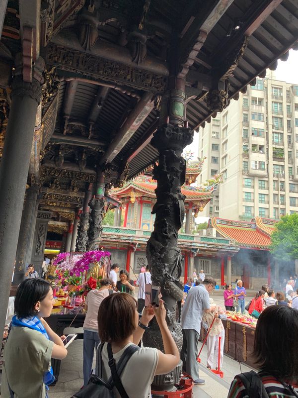 台湾・台北「台湾旅行」の写真：龍の寺