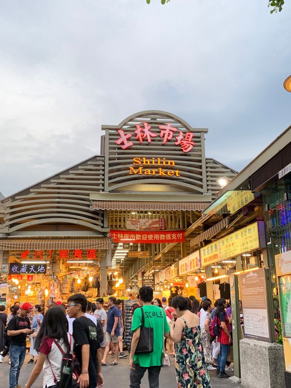 台湾・台北「台湾旅行」の写真：八角の匂いがダメになり、駅と士林市場の往復。