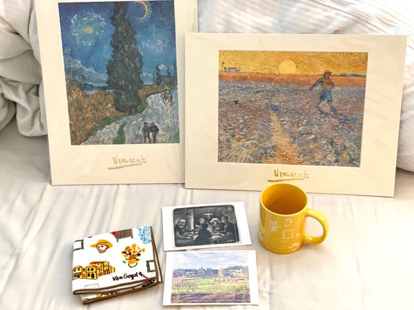 日本・福岡県「ゴッホ展🌻と初詣⛩」の写真：ゴッホ展には色々と不満を述べつつも
お土...