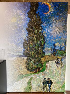 ゴッホ展に行ったら
田中達也さんのミニチュア作品とコラボしてた💕

福岡市...