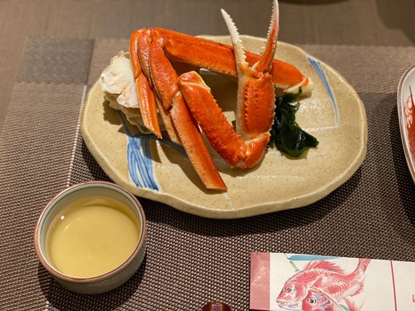 日本・石川県「出張ついでに山代温泉♨️」の写真：ゆのくに天祥

🦀まで出てきた🙌
かなり...