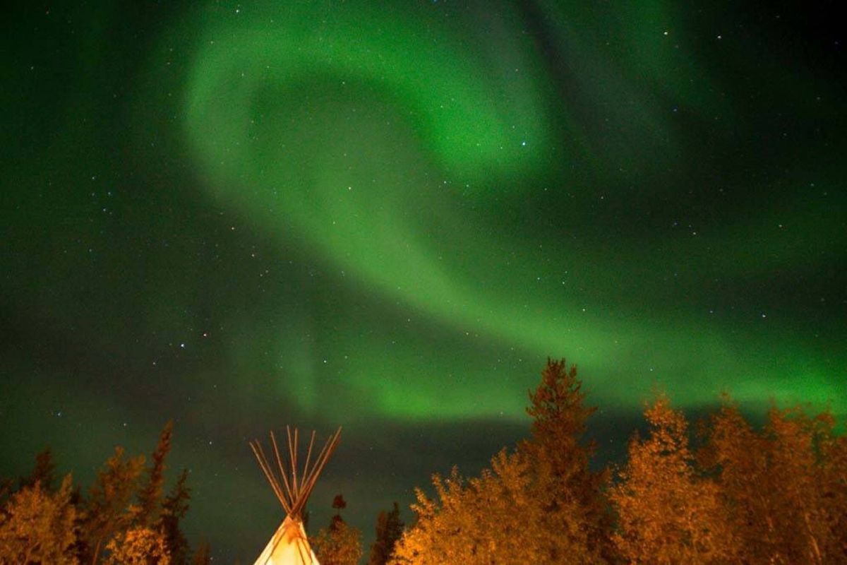 オーロラばっちり見られました👌