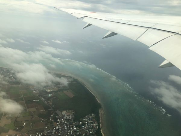 日本・沖縄県石垣市「石垣島」の写真：石垣島を後に羽田へ。
次に来れるのは年末かな。