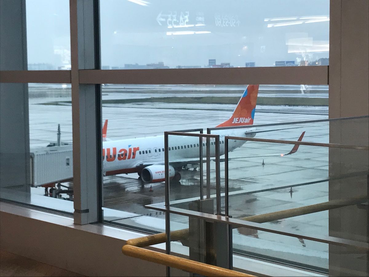 チェジュ航空でFUK→ICNフライト。