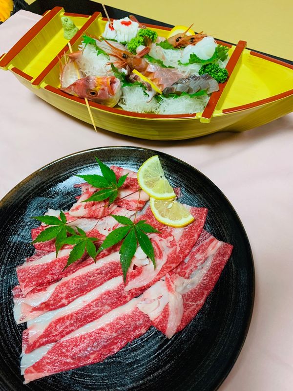 日本・城崎「誕生日 城崎旅行」の写真：とても美味しかった宿ご飯！！！
宿泊先　...