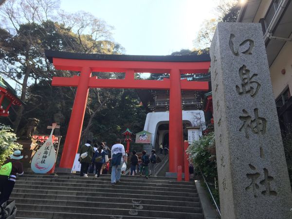 日本・神奈川県「鎌倉旅行」の写真：3日目

江ノ島といえば
たこせん！
し...