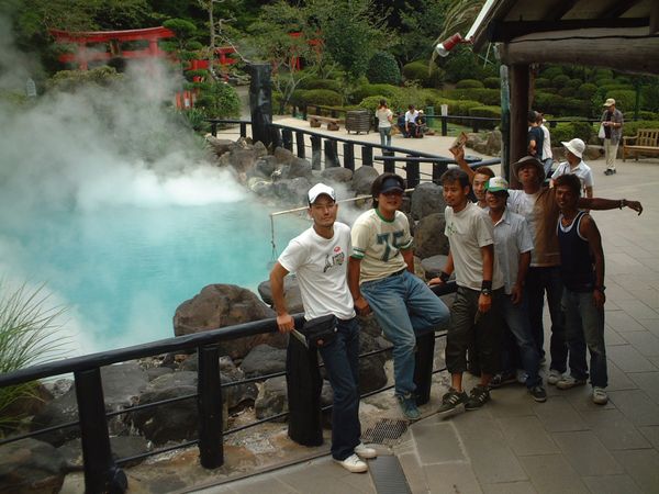 日本・大分県「別府温泉」の写真：別府温泉郷