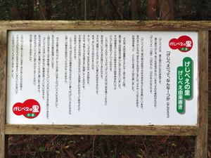 案内板あれこれ

げじべぇはガイドさん達がよく言ってたやつだ！！
ってなっ...