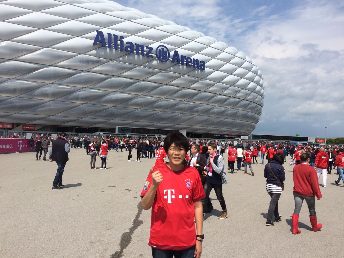 憧れだったアレアンツアレーナ、バイエルンミュンヘン！