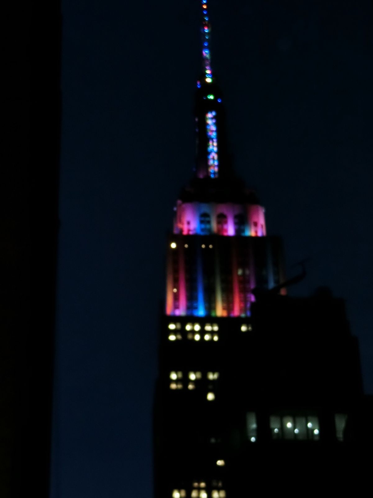 エンパイアステートビルからの夜景は本当に美しかった！