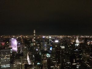エンパイアステートビルからの夜景は本当に美しかった！