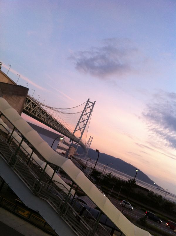 日本・兵庫県「明石大橋」の写真