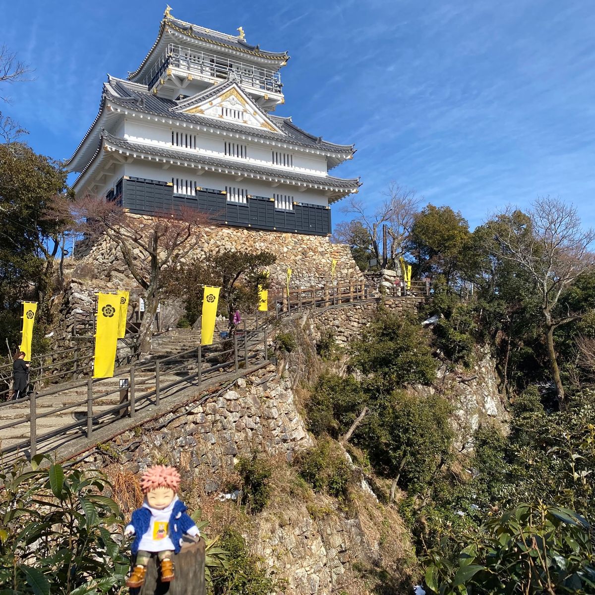 今年初の雪遊びからの〜岐阜城