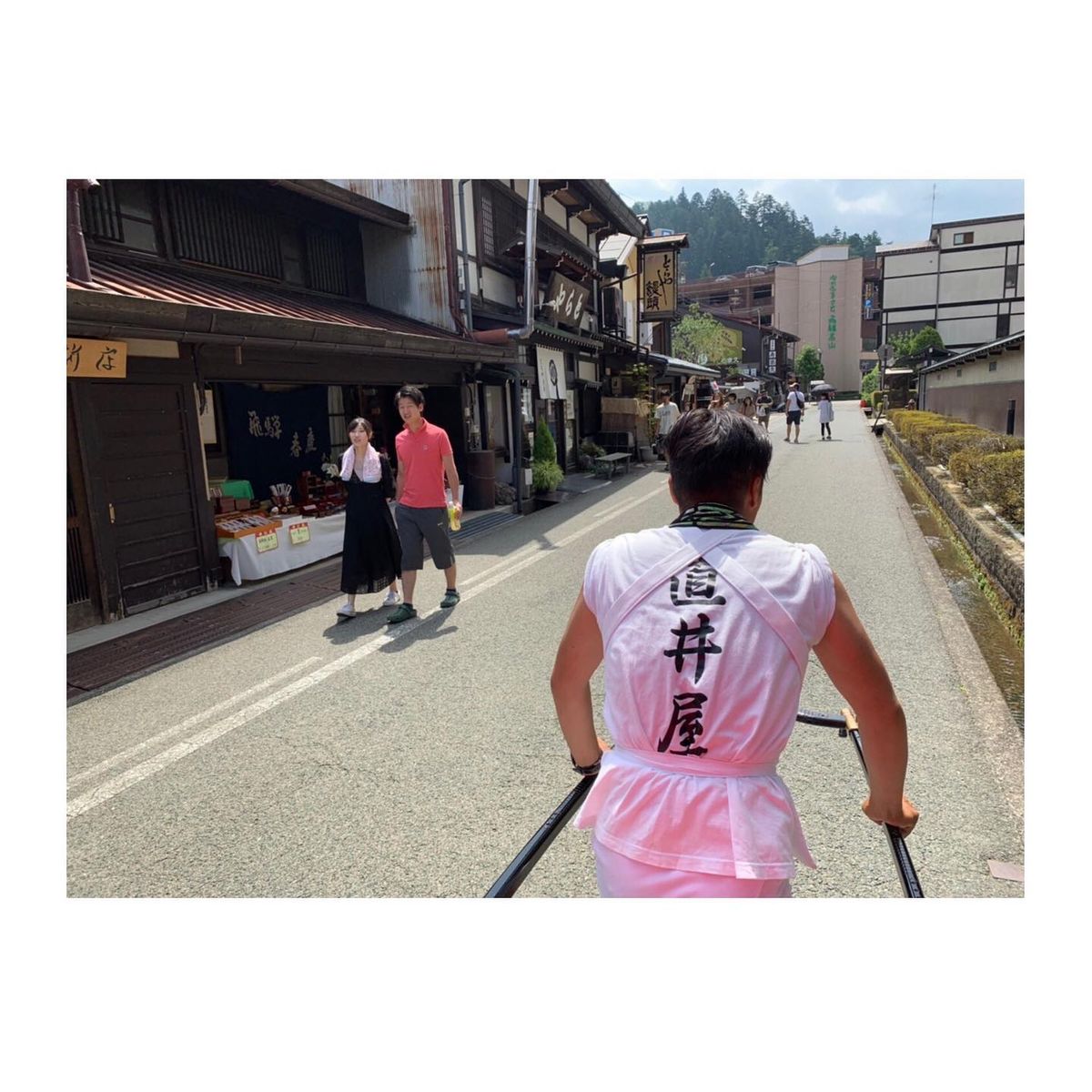 人力車初体験。飛騨牛握り。昭和感はギリ昭和生まれでも懐かしさがあった！