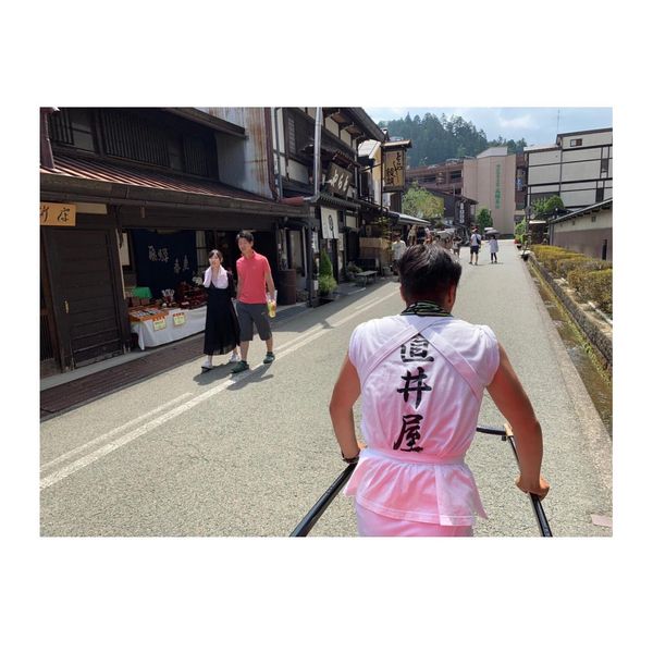 日本・岐阜県「岐阜弾丸旅」の写真：人力車初体験。飛騨牛握り。昭和感はギリ昭...