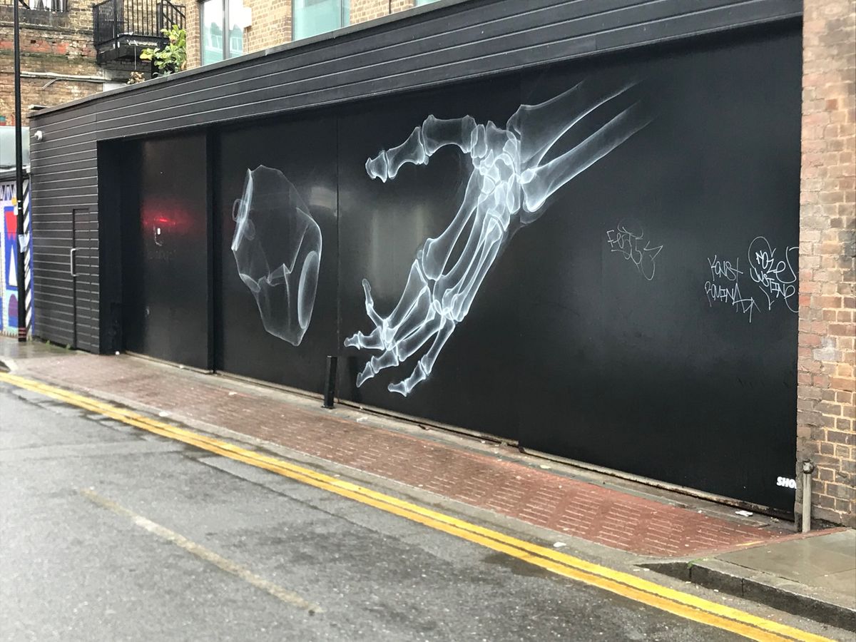 ウォールアート…数々の作品に感動した。