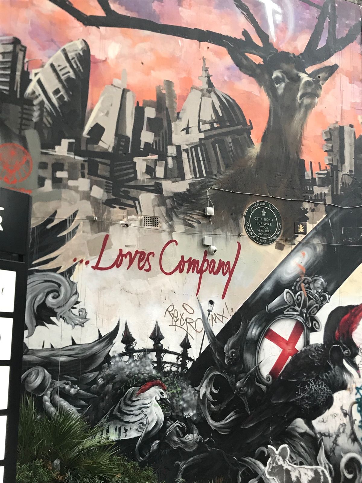 ウォールアート…数々の作品に感動した。