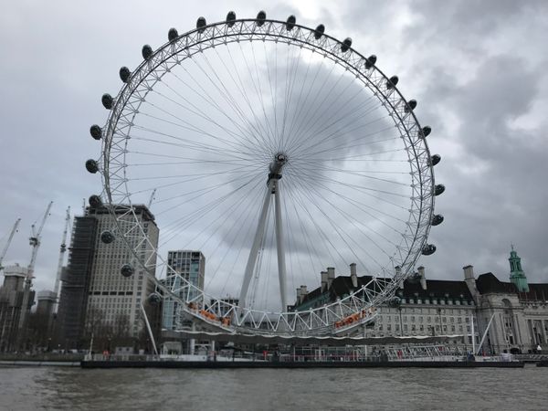 イギリス(英国)・ロンドン「Countdown Festival Fireworks in London」の写真：ロンドンアイに乗りました。