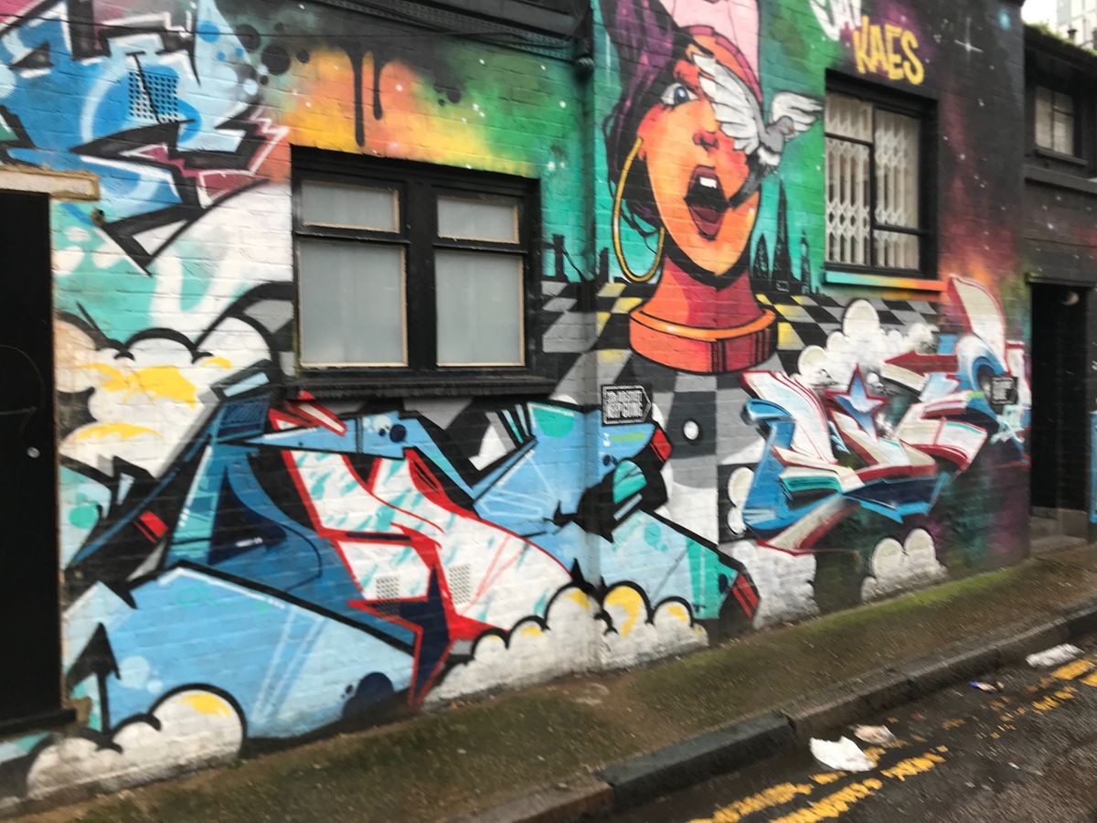 ウォールアート…数々の作品に感動した。