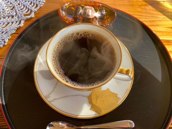 日本・大分県「弾丸熊本旅！大分と宮崎にもちょっと！」の写真：白川水源の近くにある珈琲屋さん！
水が美...