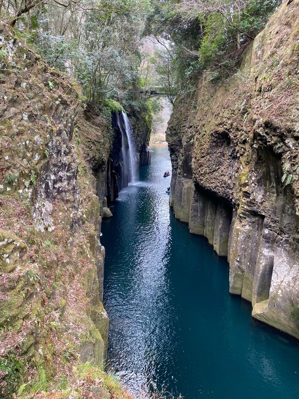 日本・大分県「弾丸熊本旅！大分と宮崎にもちょっと！」の写真：高千穂峡！
一人でボート乗るのは勇気なか...